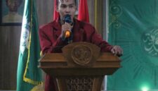 Ketua Kesatuan Mahasiswa Peduli Kebijakan Sosial (KMPKS), Agung Maulana.